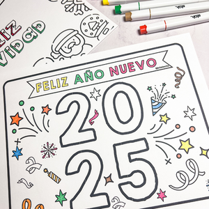 Mantel con actividades navideñas 2024