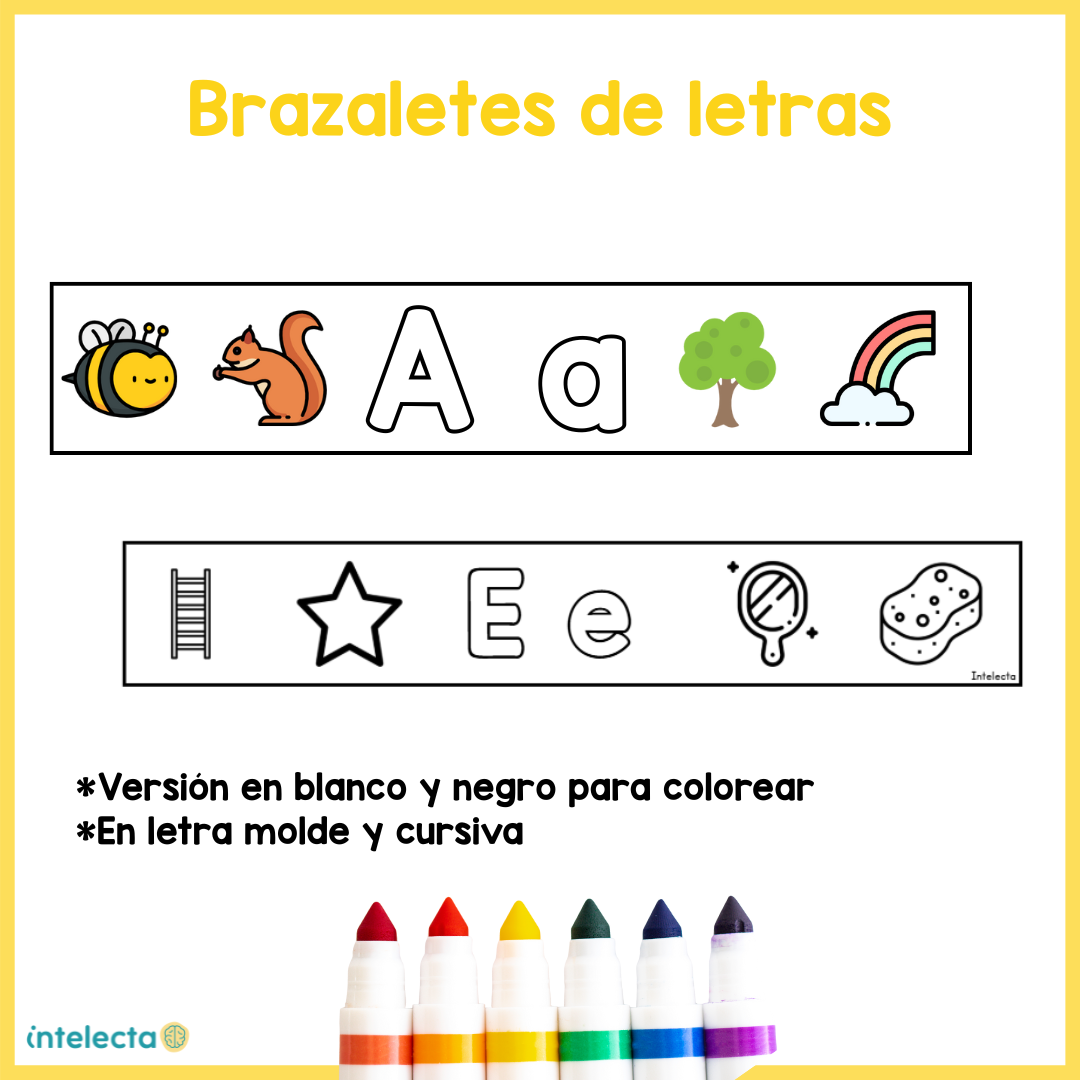 Brazaletes de letras