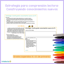 Cargar imagen en el visor de la galería, Estrategias para comprensión lectora: construcción de conocimiento 4° a 6°