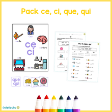 Cargar imagen en el visor de la galería, Pack ce, ci, que, qui