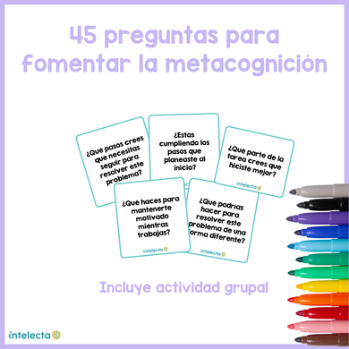 Flashcards 45 Preguntas de metacognición