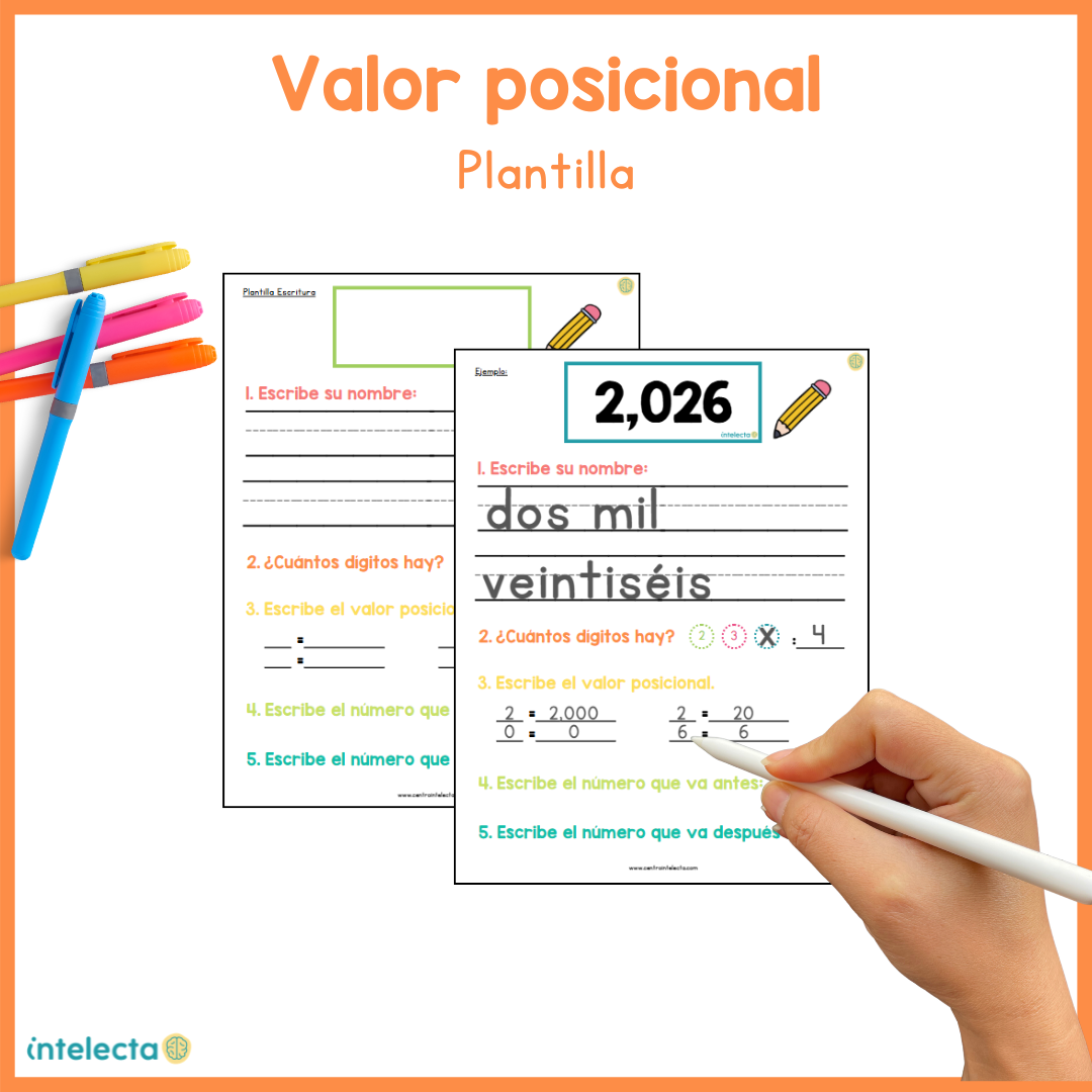 Valor posicional - Plantilla