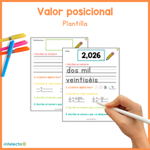 Cargar imagen en el visor de la galería, Valor posicional - Plantilla