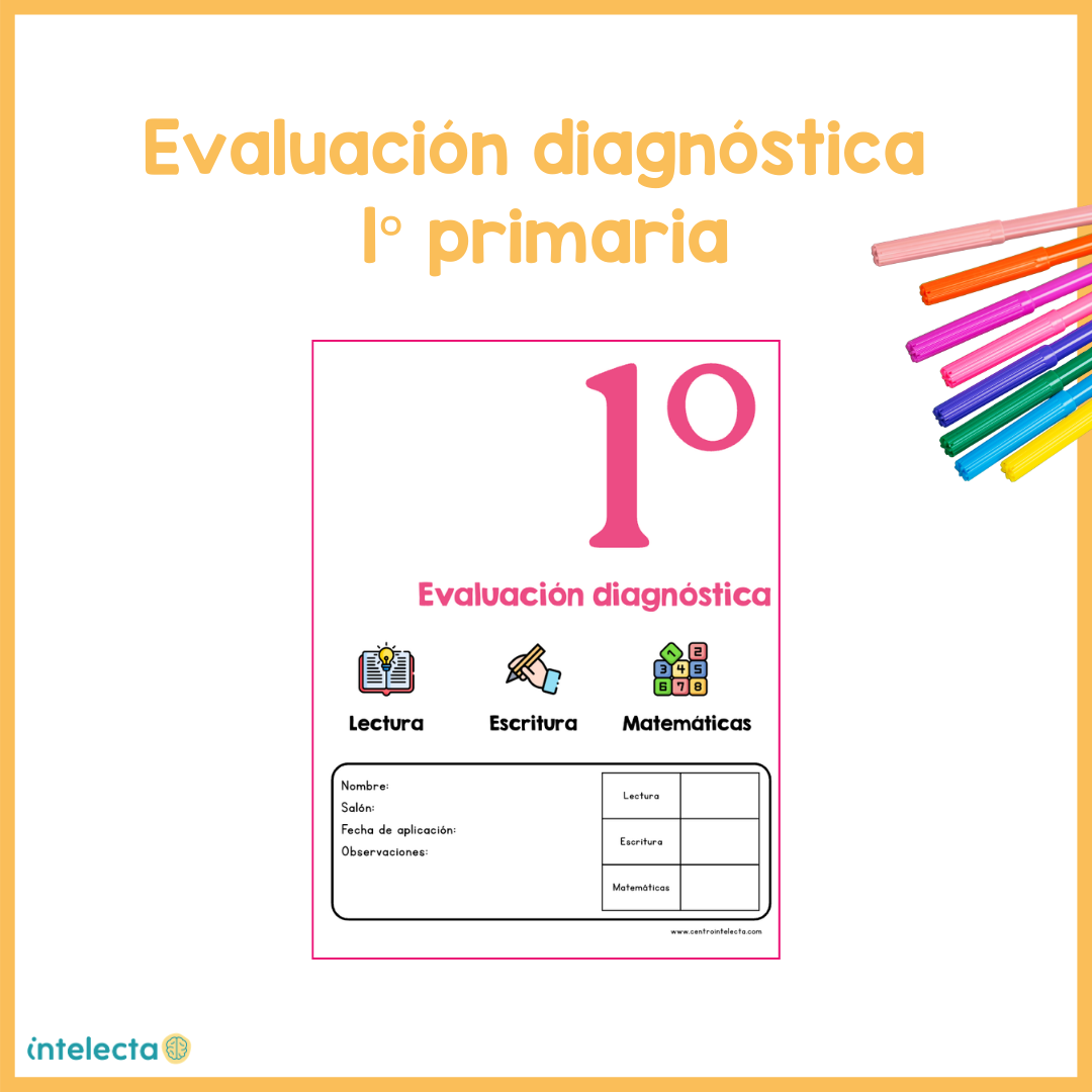 Evaluación diagnóstica 1° primaria