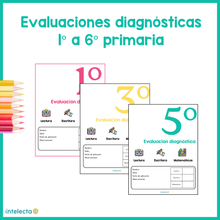 Cargar imagen en el visor de la galería, Evaluaciones diagnósticas 1° a 6° primaria