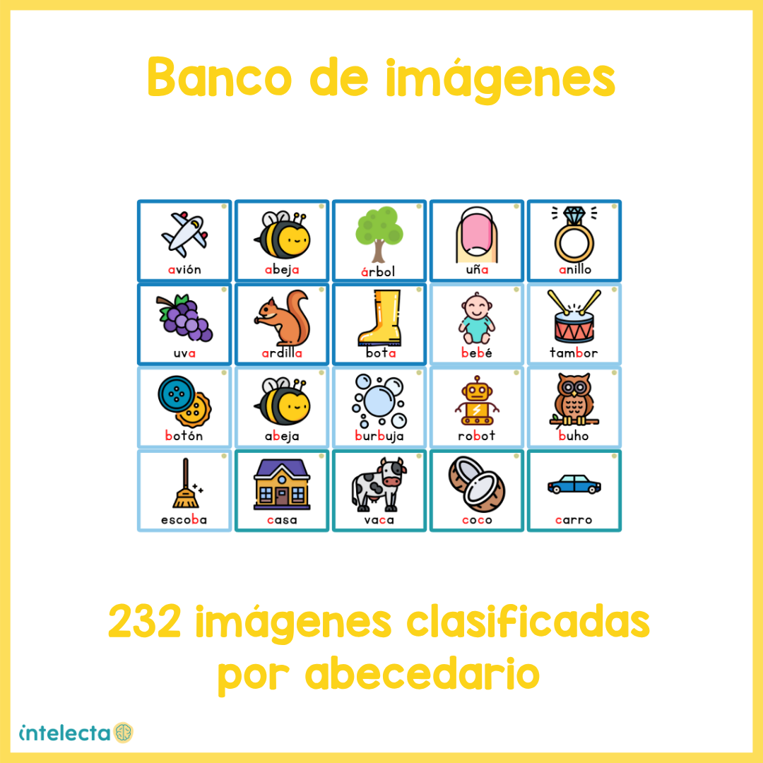 Banco de imágenes - grafema/fonema