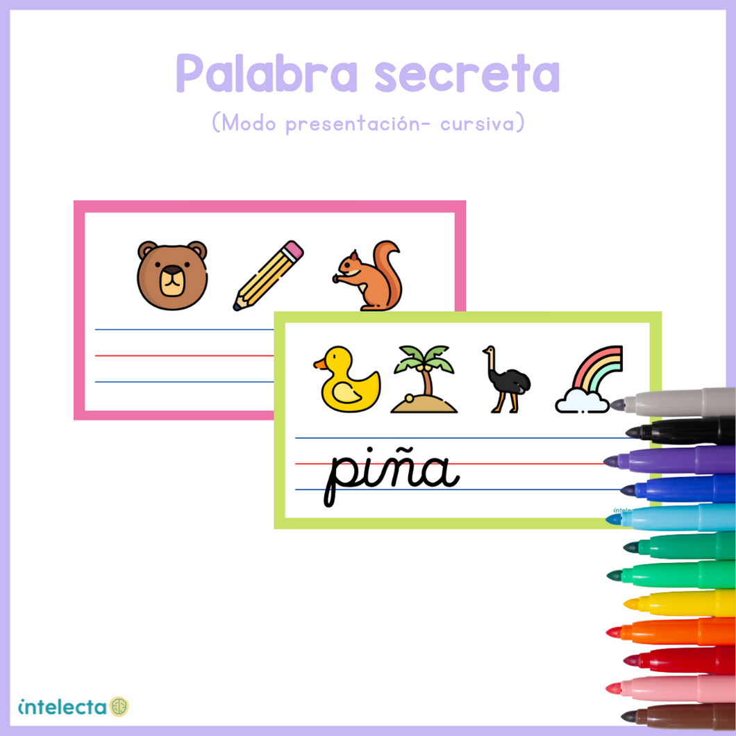 Presentación Palabra Secreta (Cursiva)