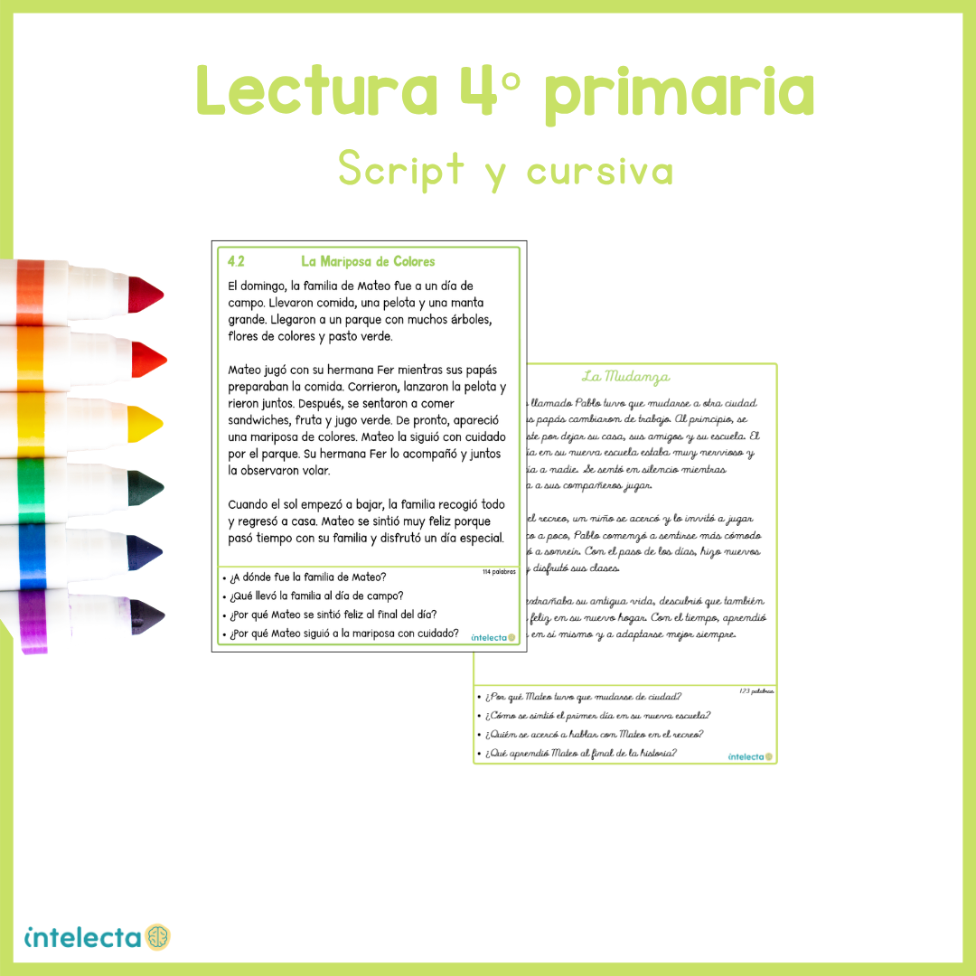 Lecturas 4° primaria
