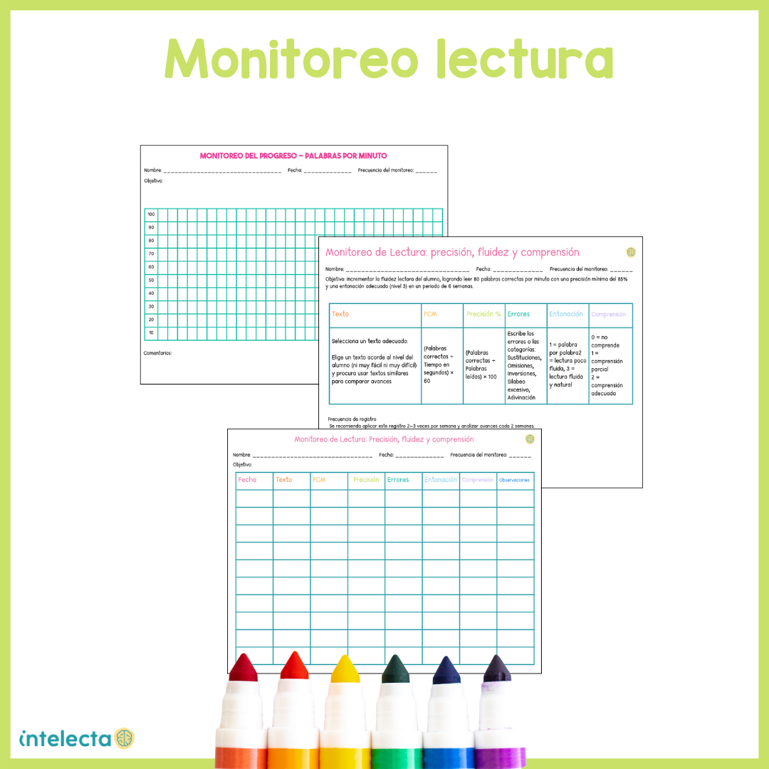 Formato monitoreo lectura