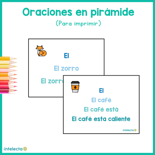 Oraciones en pirámide