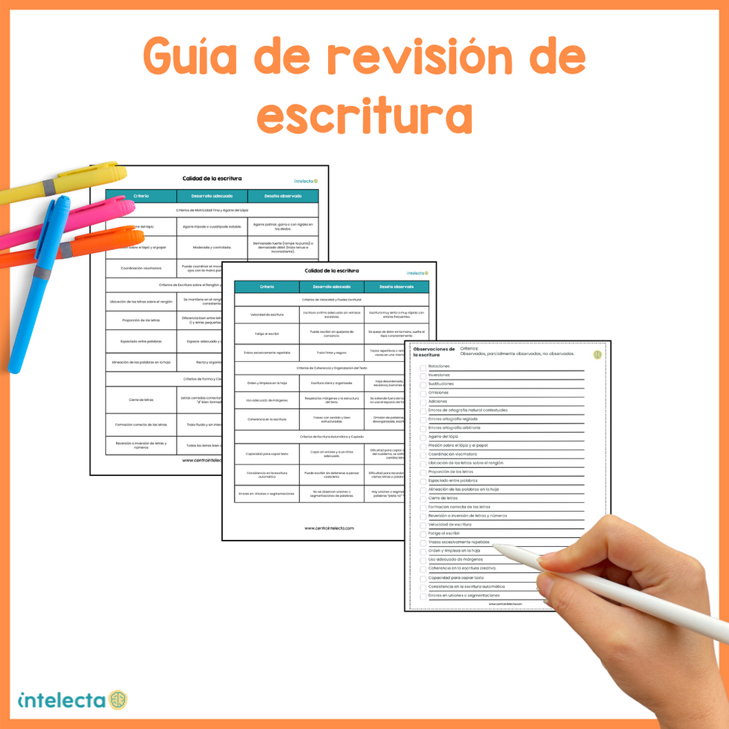 Guía de revisión de escritura