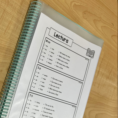 Libro de lectura (cursiva)