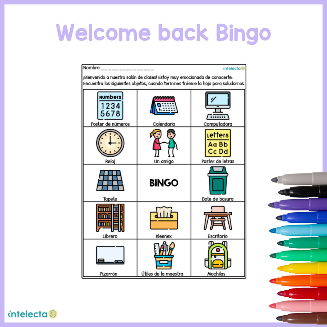 Welcome back Bingo