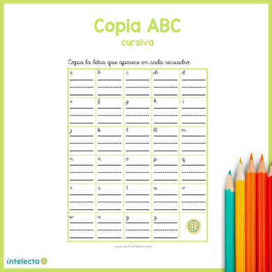 Copia abc y números (cursiva)