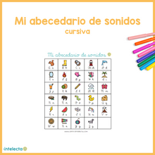 Cargar imagen en el visor de la galería, Mi abecedario de sonidos (cursiva)