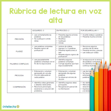 Cargar imagen en el visor de la galería, Rúbrica de lectura