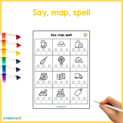Say, map, spell short sound