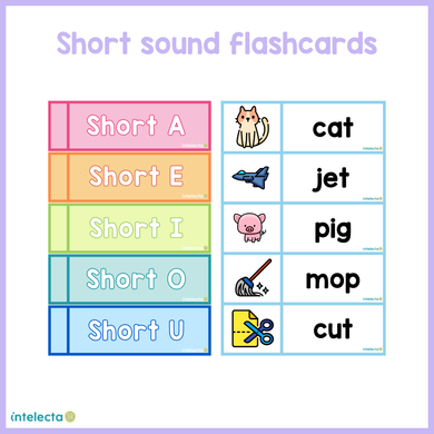 Short sound flashcards