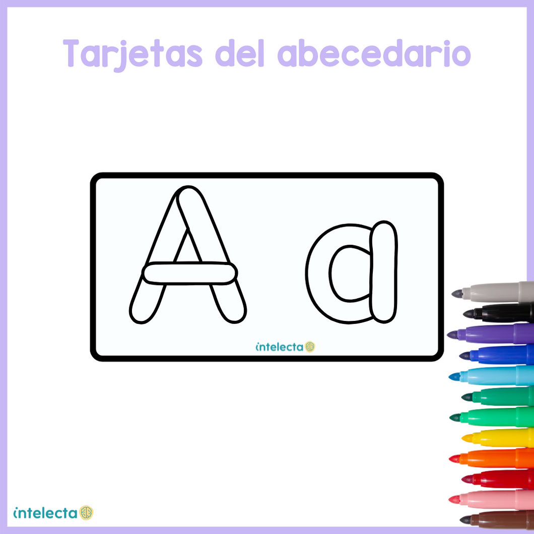 Tarjetas del abc play doh