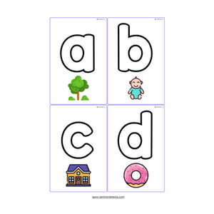 Flashcards abecedario