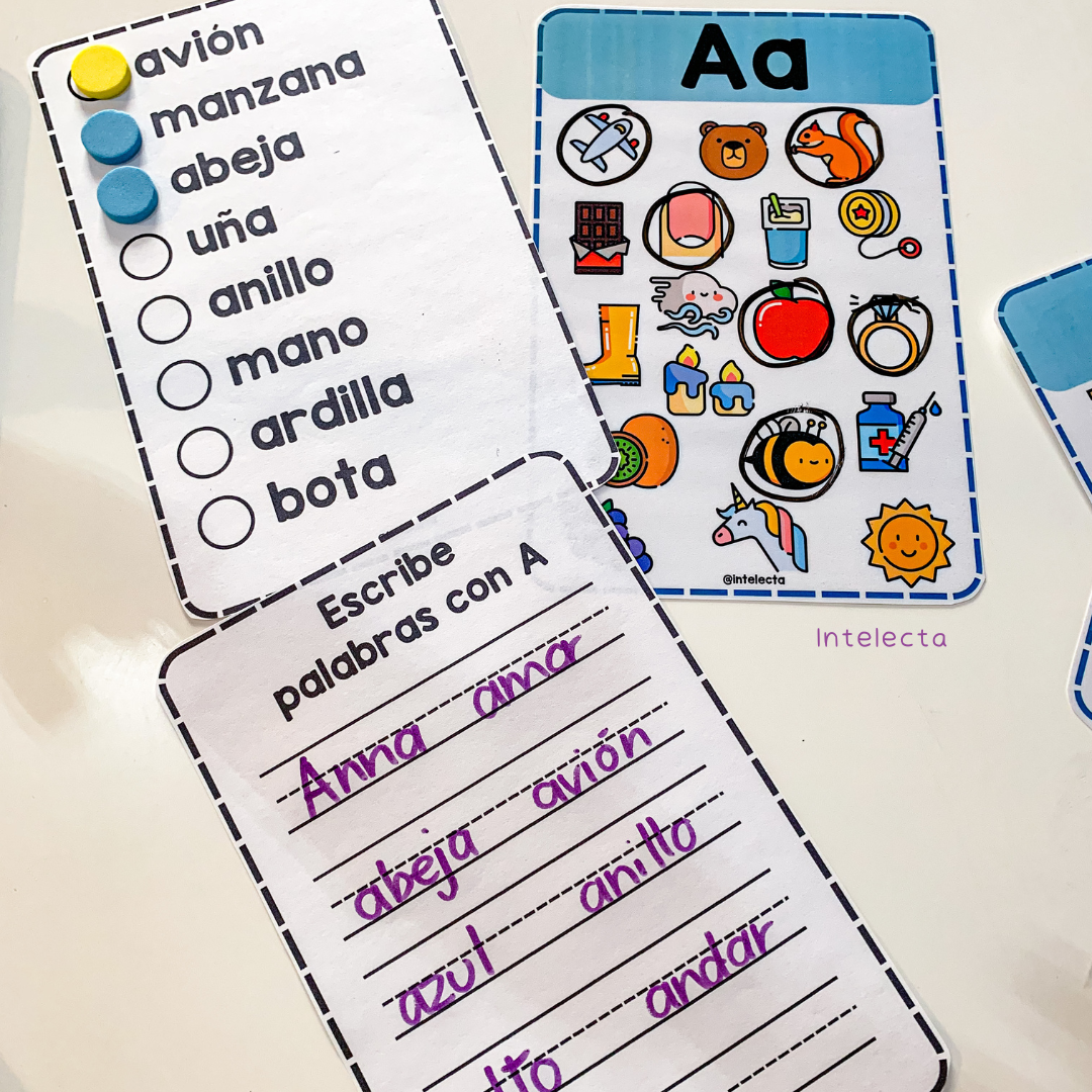Código alfabético abecedario completo (letra molde)