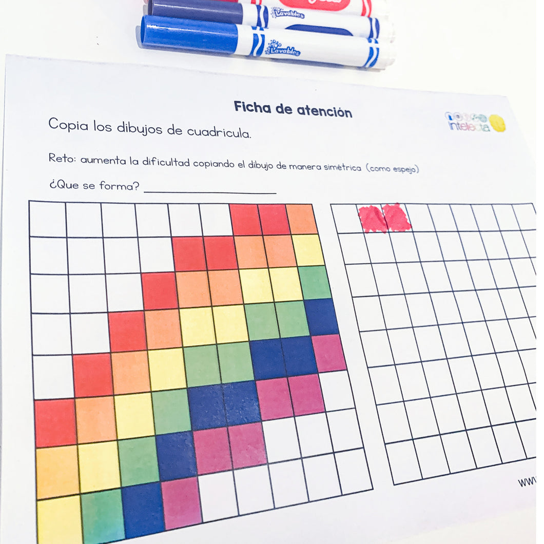 Fichas atención figuras