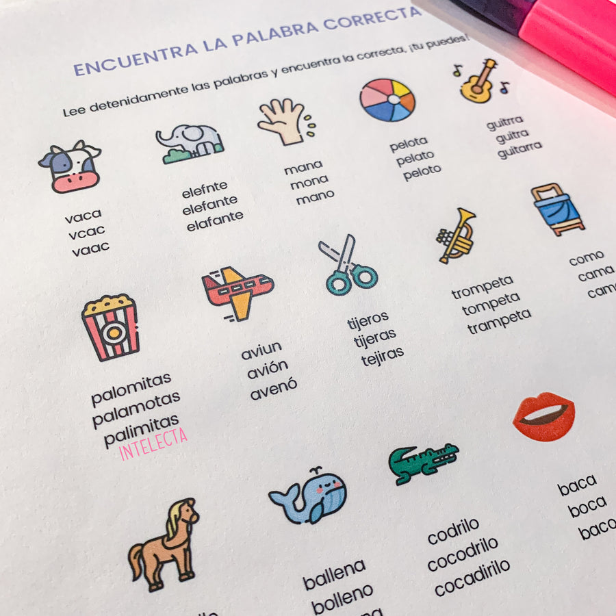 Encuentra la palabra – Intelecta
